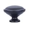 South Main Hardware 1-1/4 in. Flat Black Traditional Round Mushroom Cabinet Knob 25PK SH2811-FB-25 - alternate 3